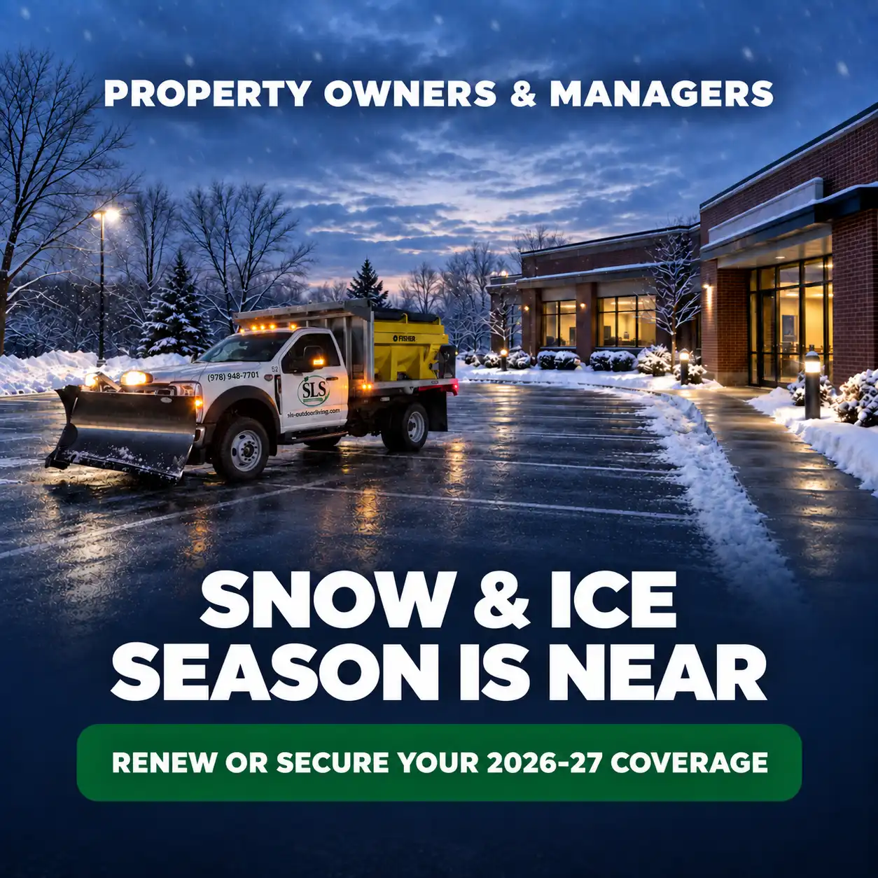 SLS Outdoor Living & Landscaping Commercial Snow and Ice Management